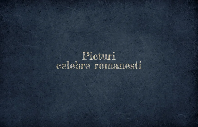 picturi celebre romanesti