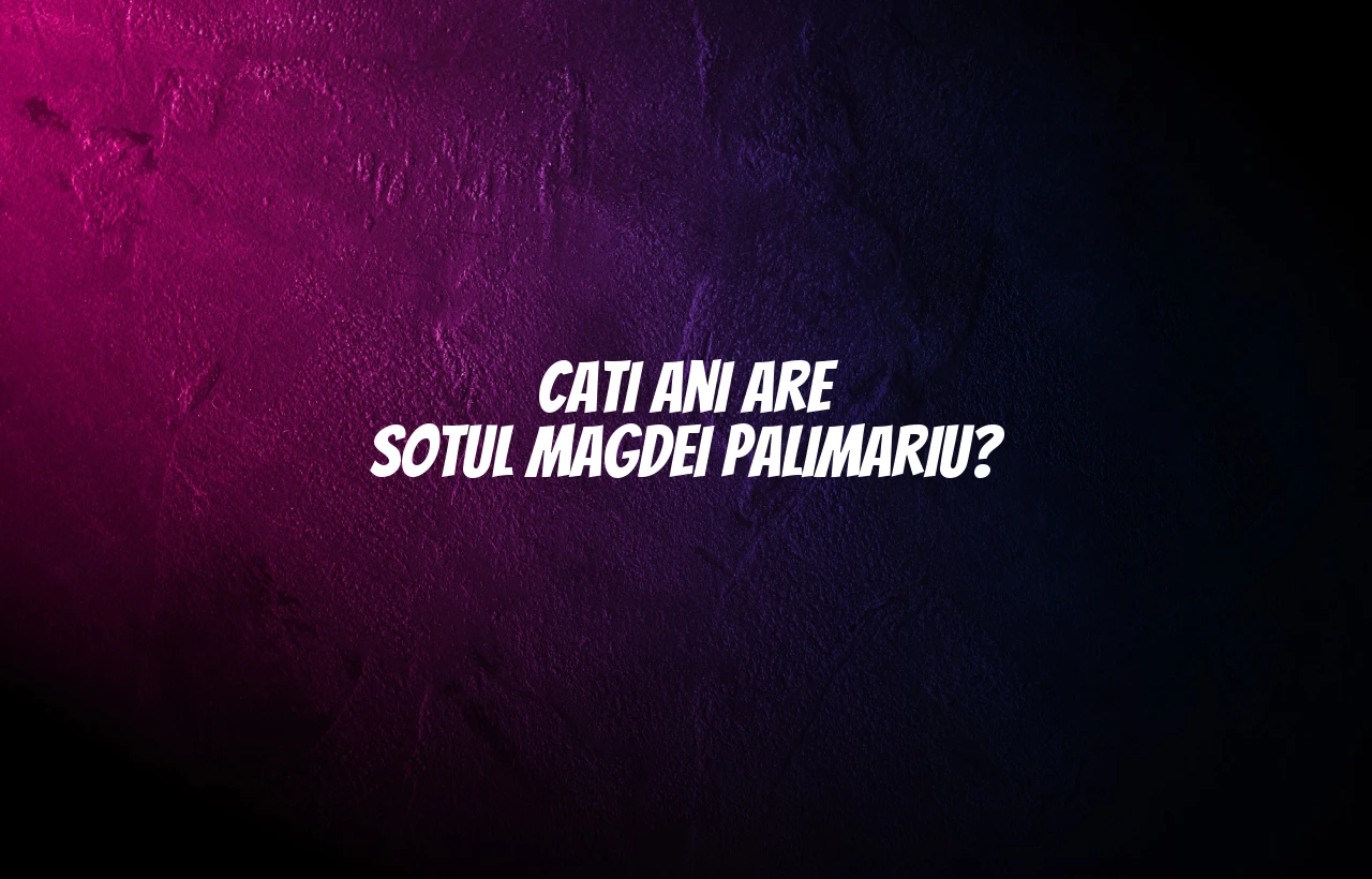 cati ani are sotul magdei palimariu
