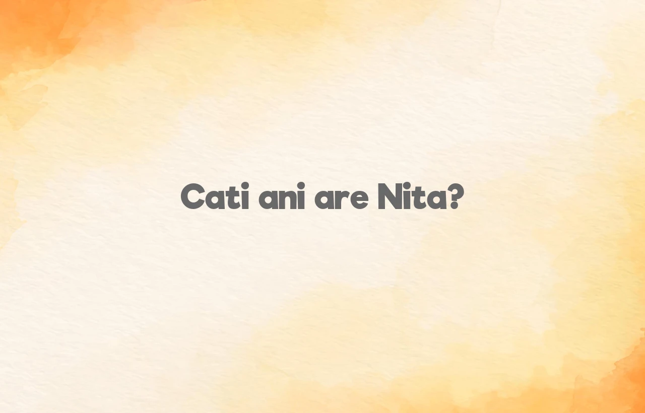 cati ani are nita