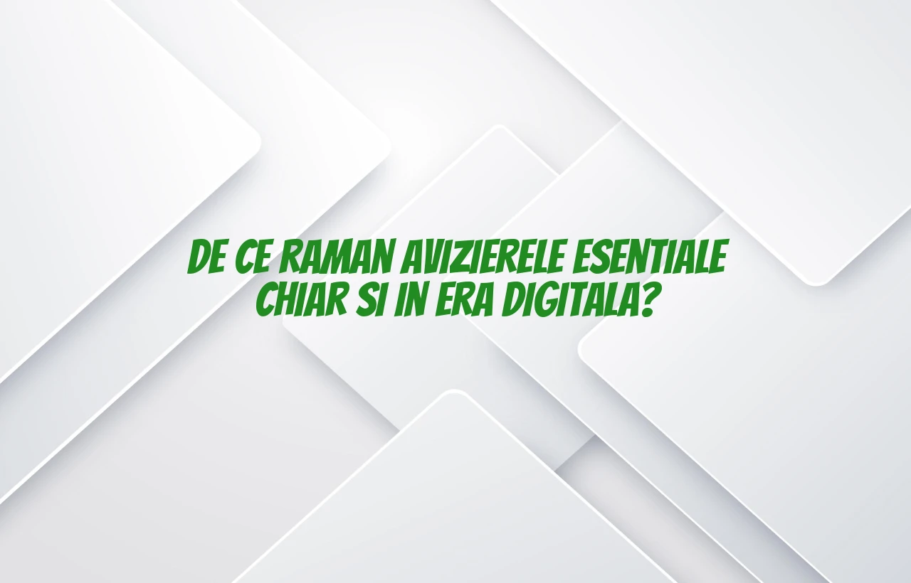 De ce raman avizierele esentiale chiar si in era digitala?