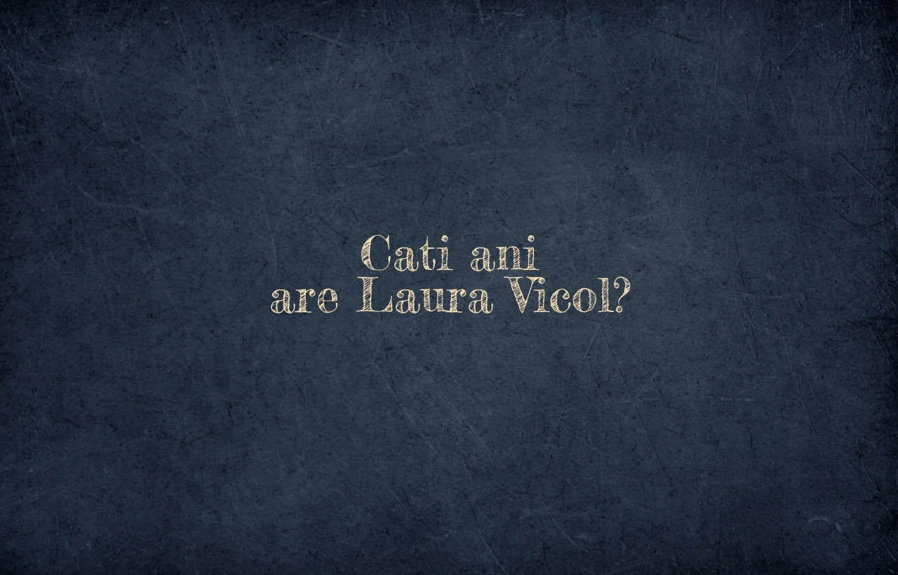 cati ani are laura vicol