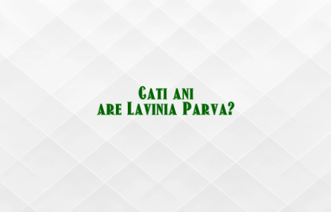 cati ani are lavinia parva