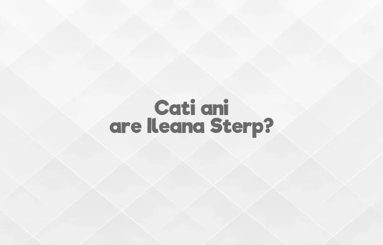 cati ani are ileana sterp