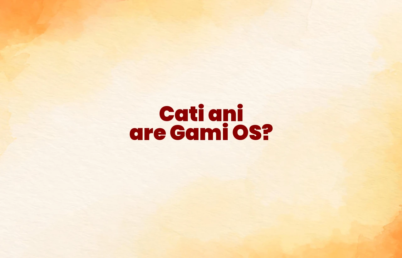 cati ani are gami os